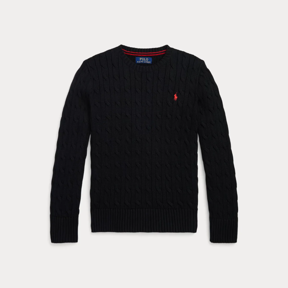 Cable-Knit Cotton Sweater by Ralph Lauren