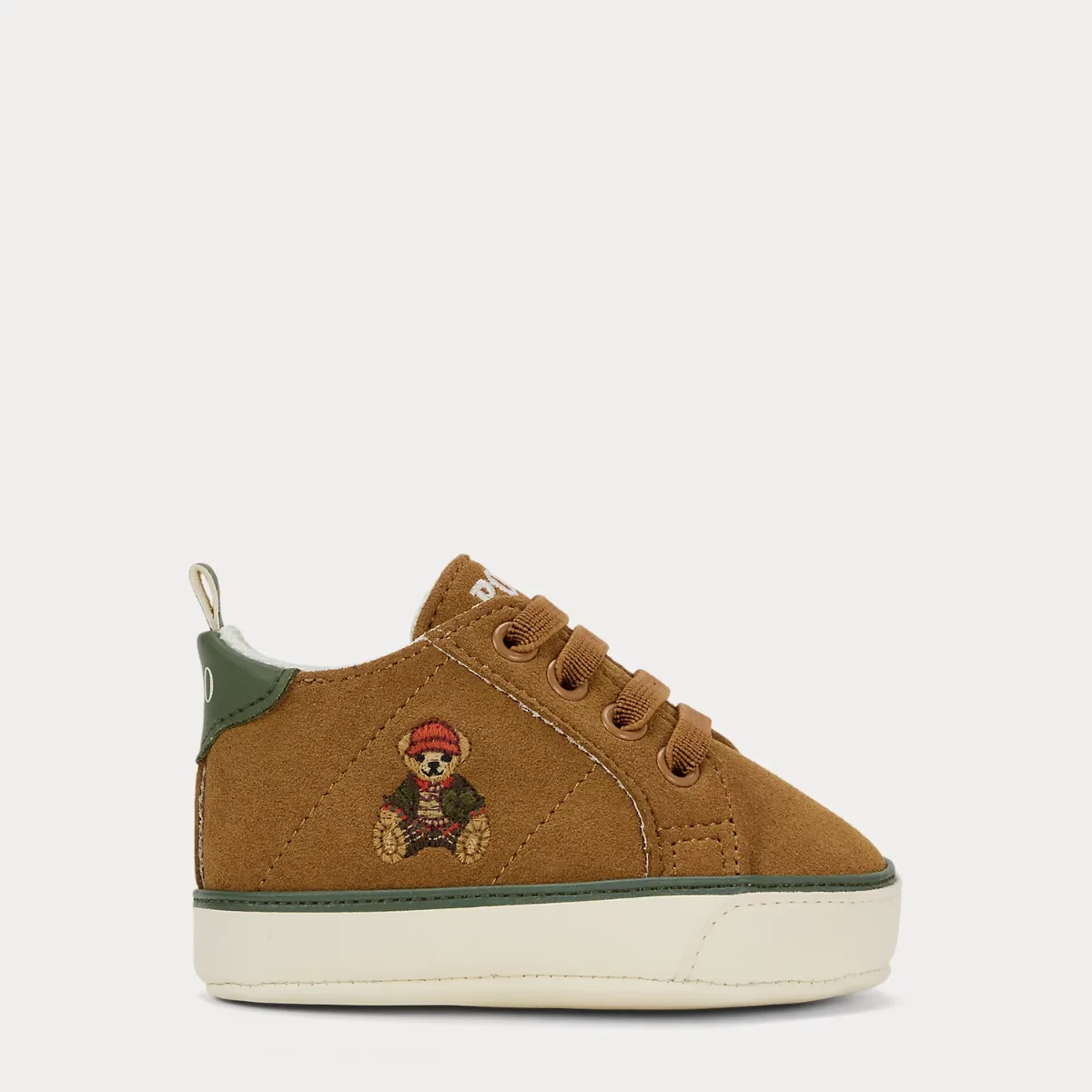 Quilton Polo Bear Faux-Suede Sneaker by Ralph Lauren
