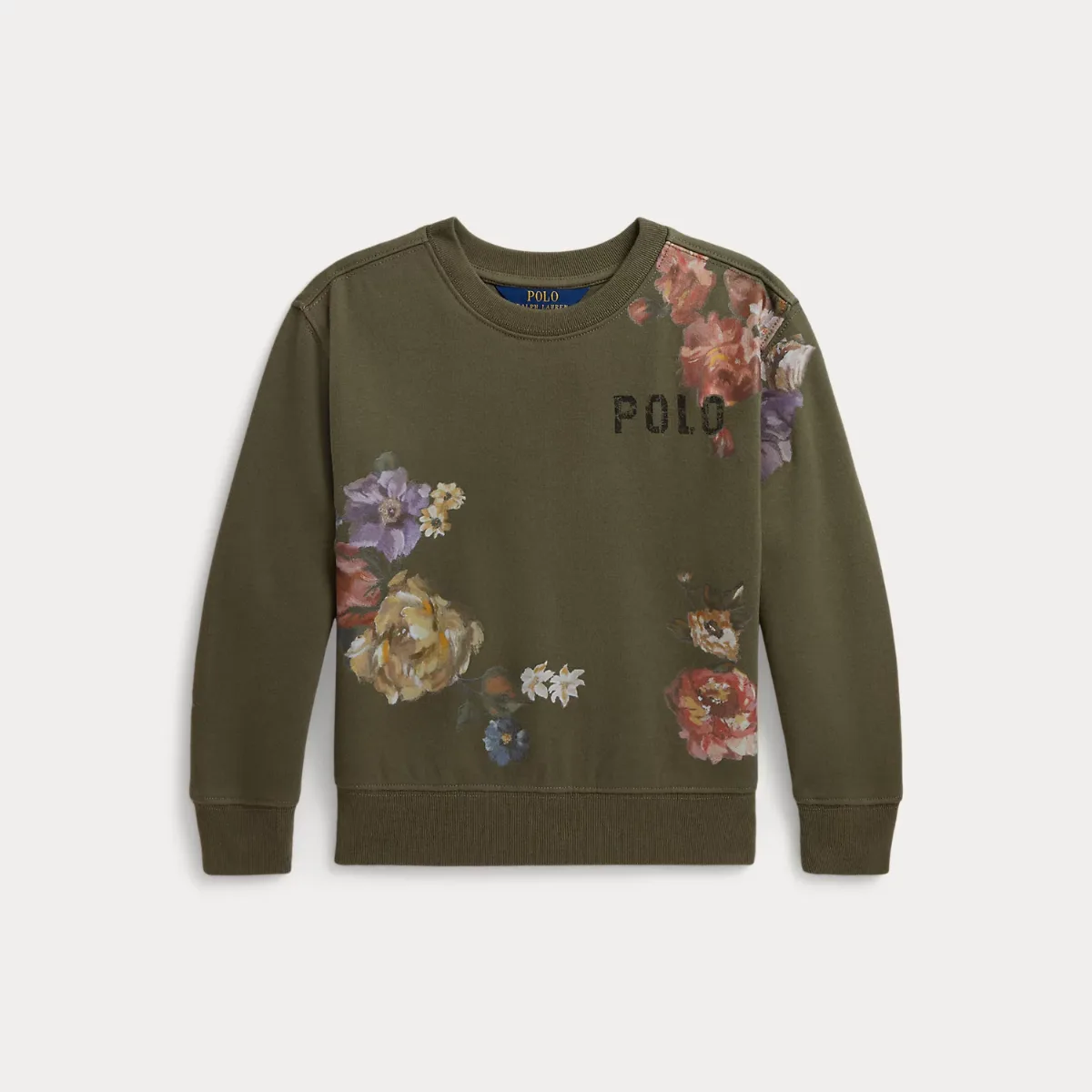 Floral Fleece Sweatshirt by Ralph Lauren