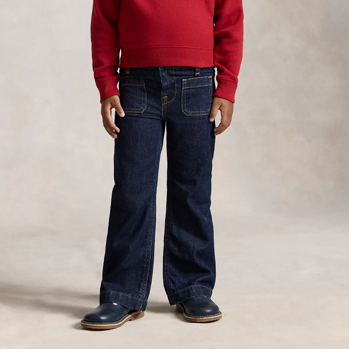 Logo Flared Denim Jean by Ralph Lauren