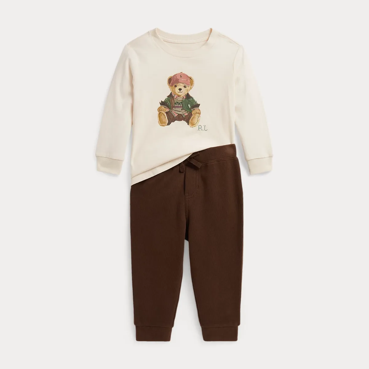 Polo Bear Cotton Tee & Jogger Pant by Ralph Lauren