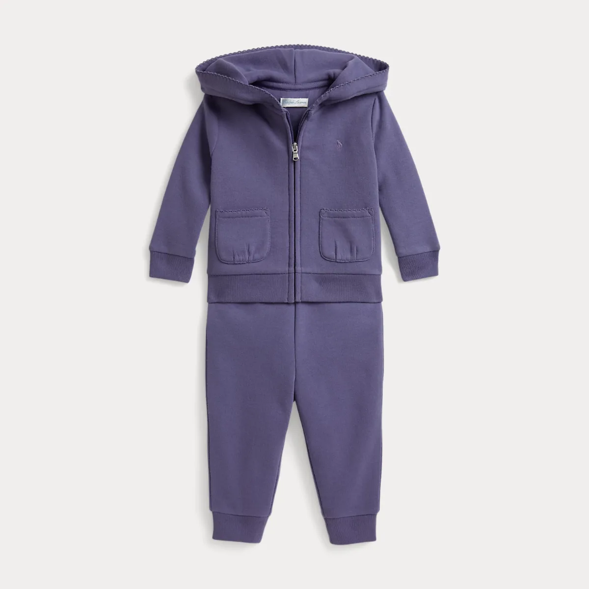 Picot Fleece Hoodie & Jogger Pant Set by Ralph Lauren