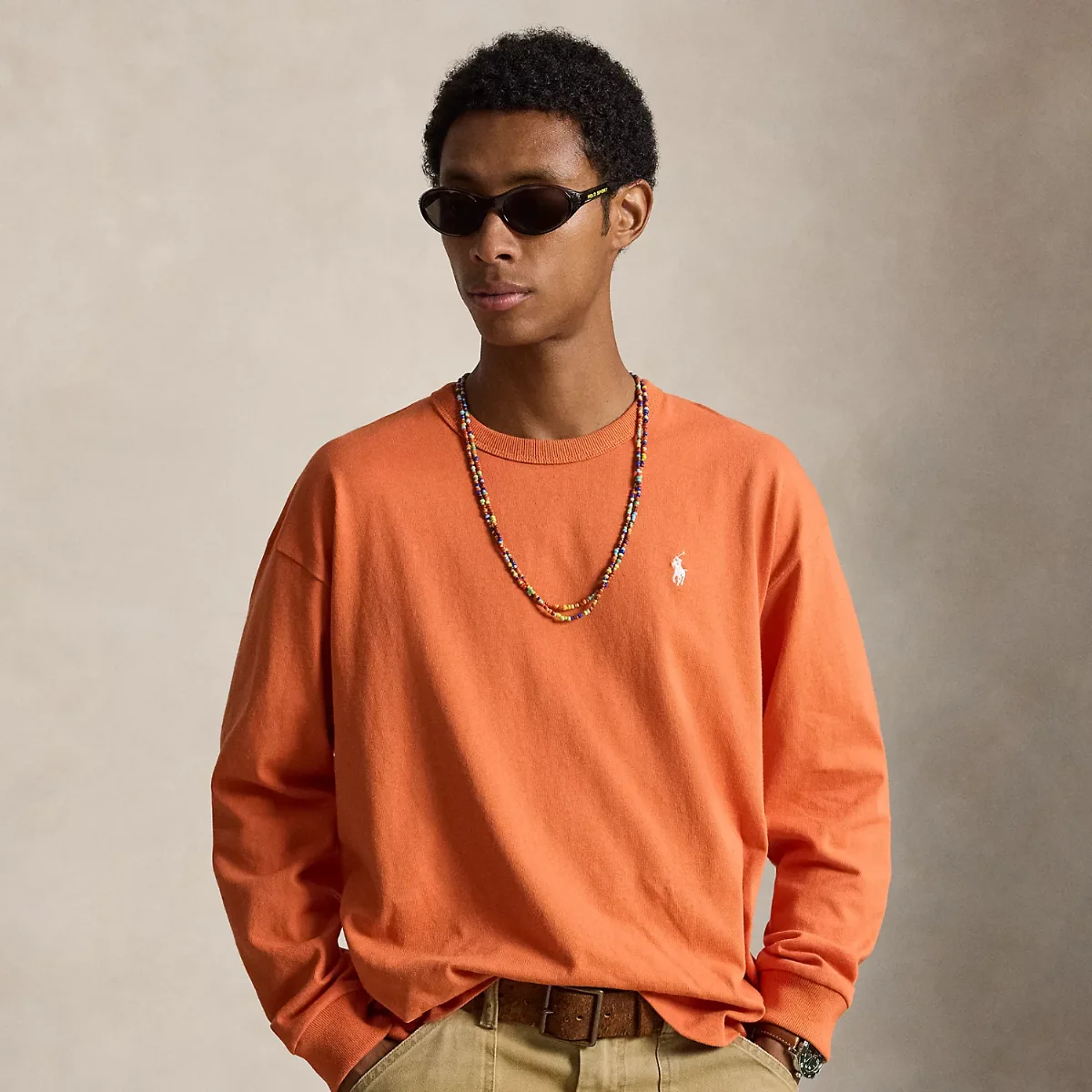 Relaxed Fit Jersey Long-Sleeve T-Shirt by Ralph Lauren