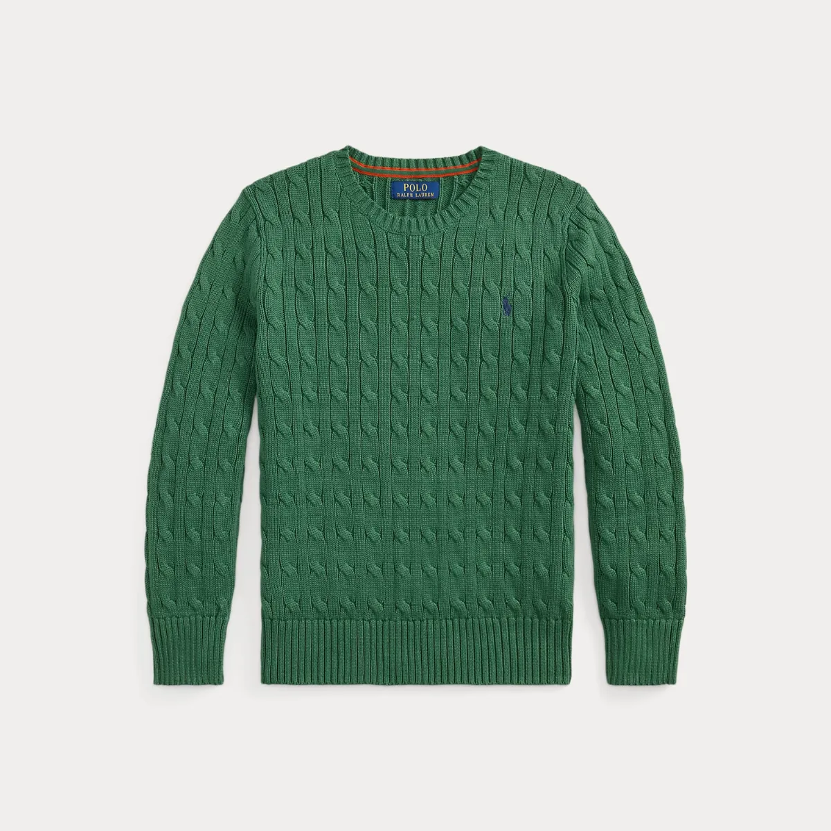 Cable-Knit Cotton Sweater by Ralph Lauren