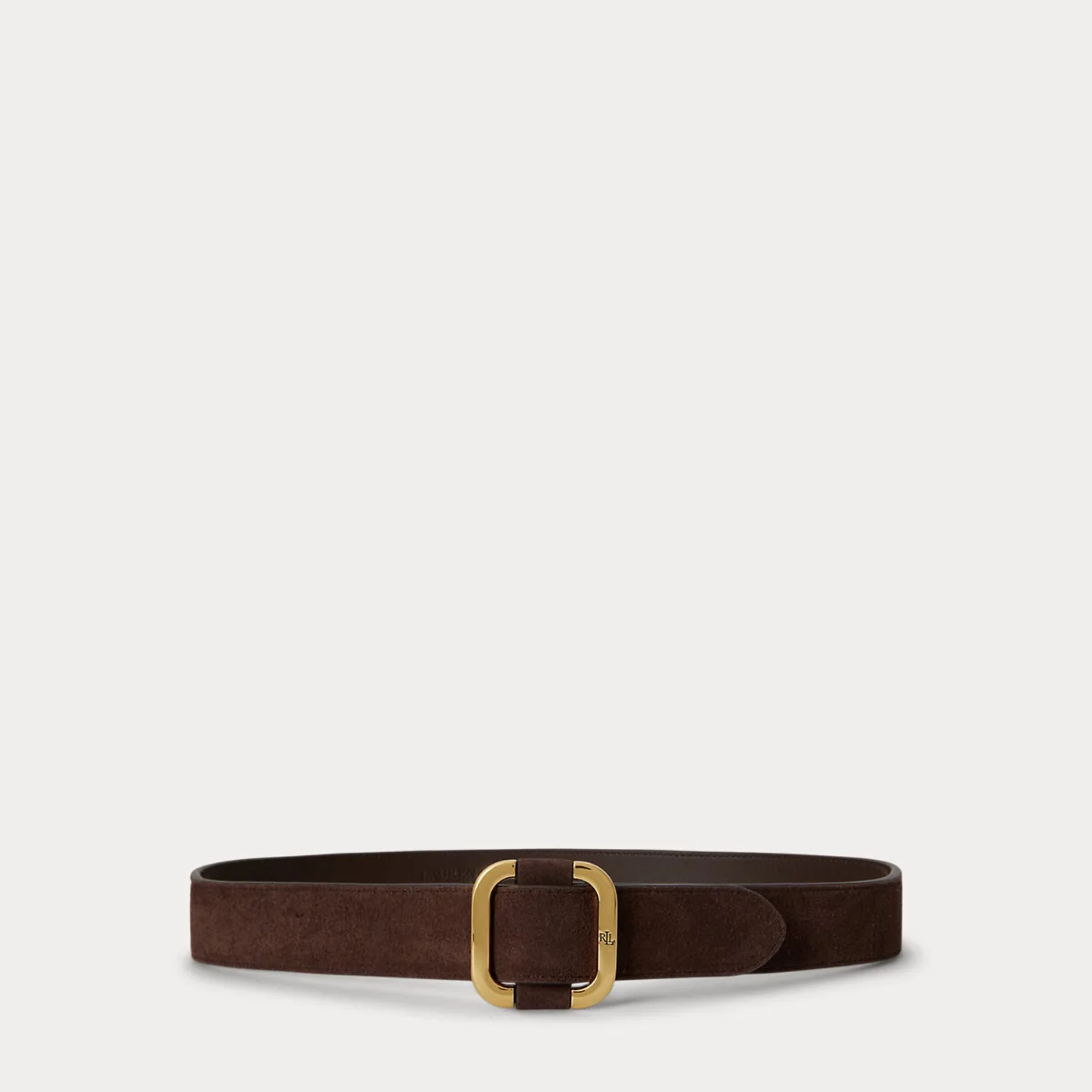 Slide-Buckle Suede Belt by Ralph Lauren