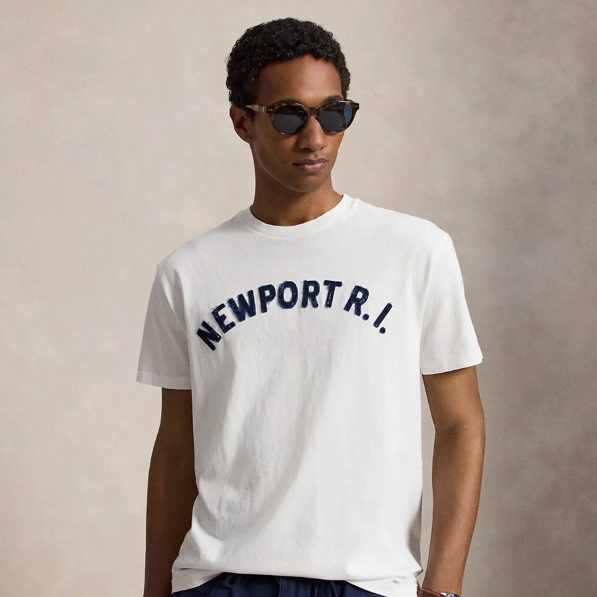 Classic Fit Jersey Graphic T-Shirt by Ralph Lauren