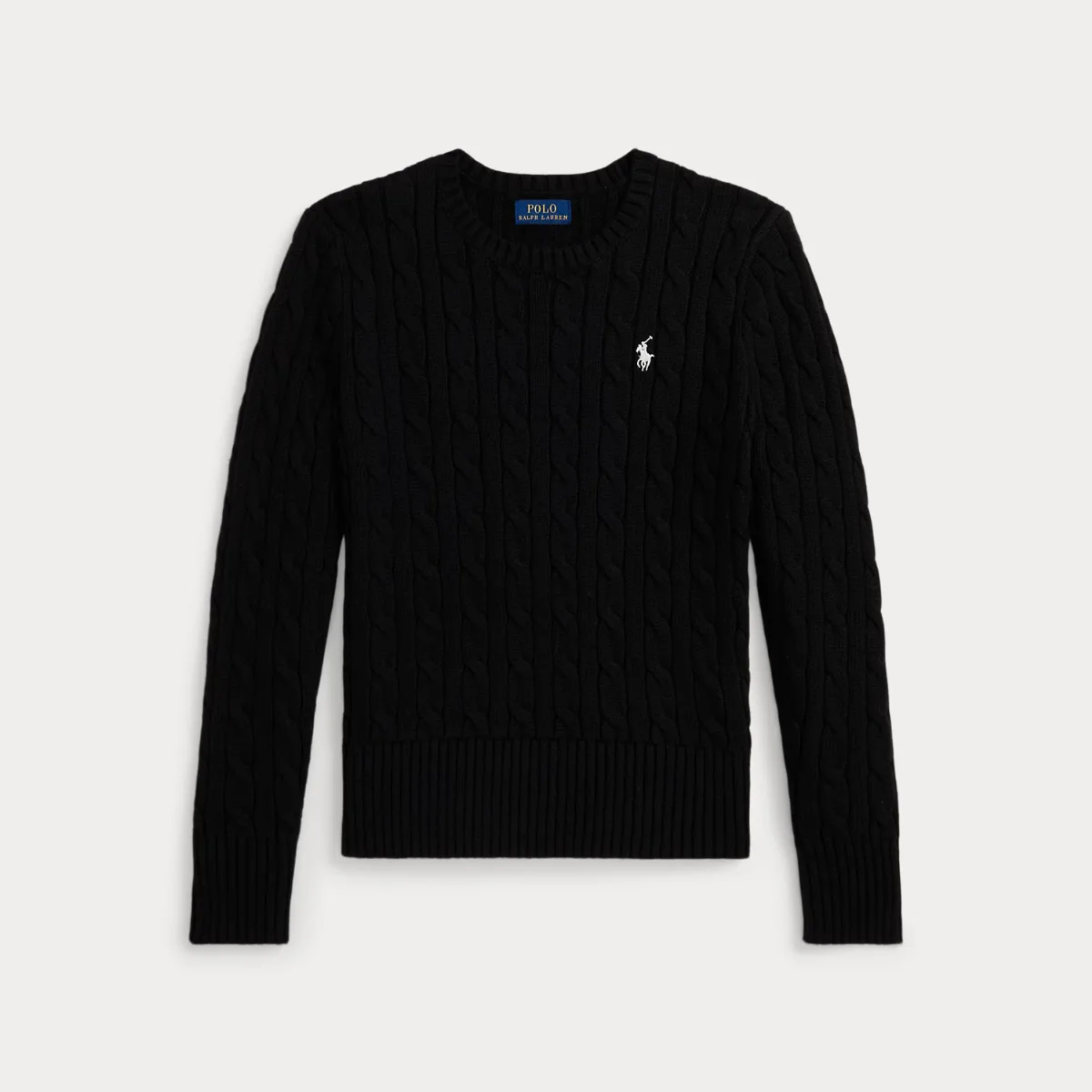 Cable-Knit Cotton Sweater by Ralph Lauren