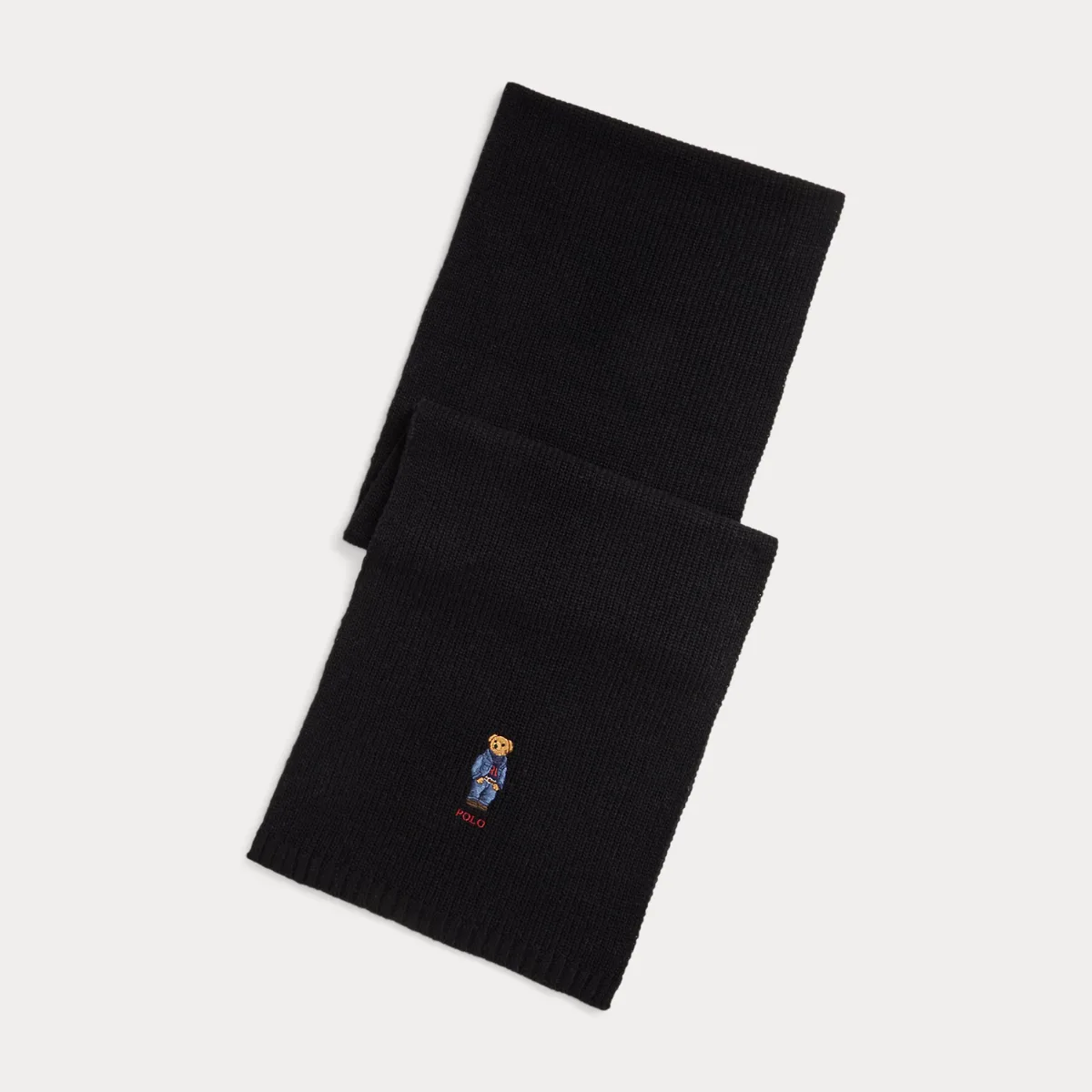 Bear Knit Scarf by Ralph Lauren