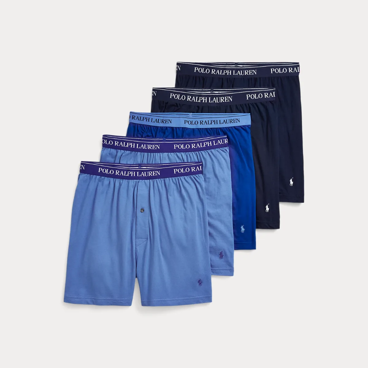 Classic Wicking Knit Boxer 5-Pack by Ralph Lauren