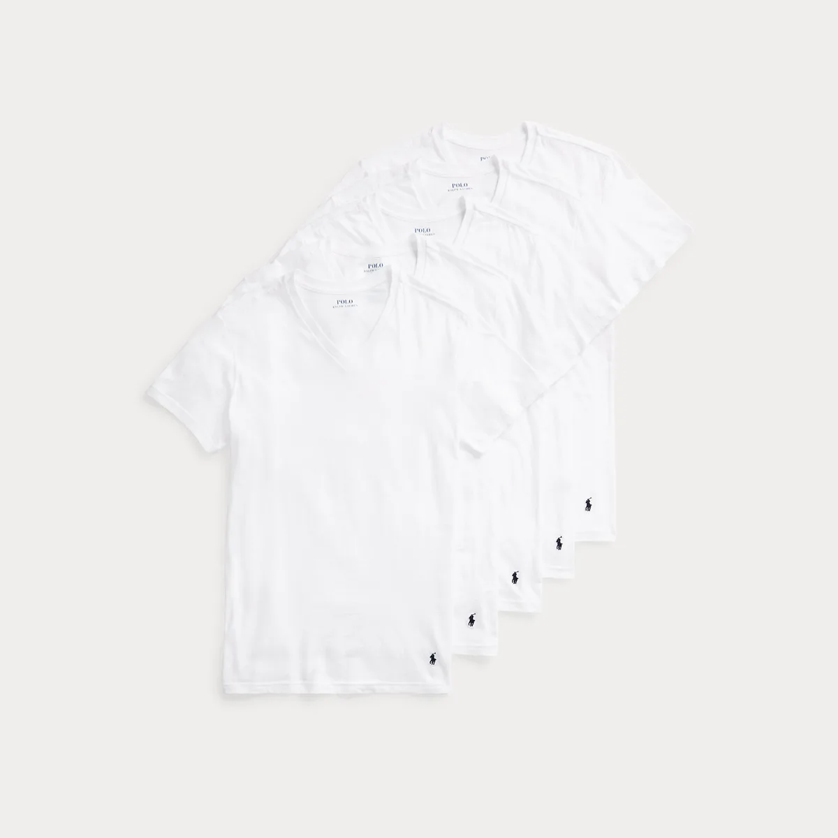 Slim Fit Wicking V-Neck 5-Pack by Ralph Lauren