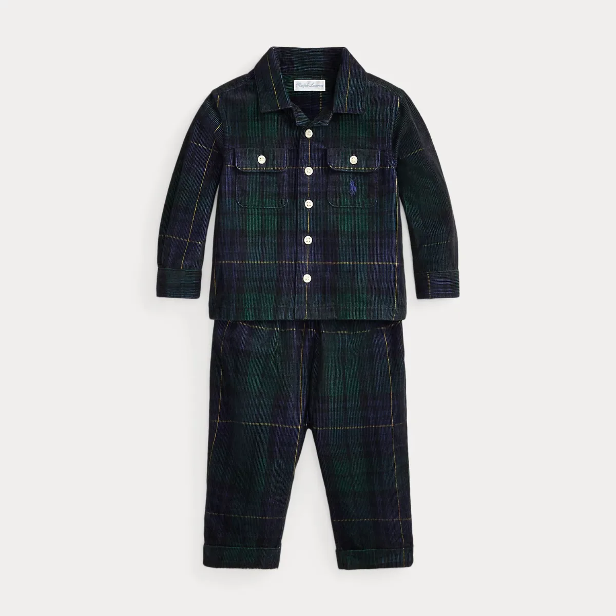 Plaid Cotton Corduroy Shirt & Pant by Ralph Lauren