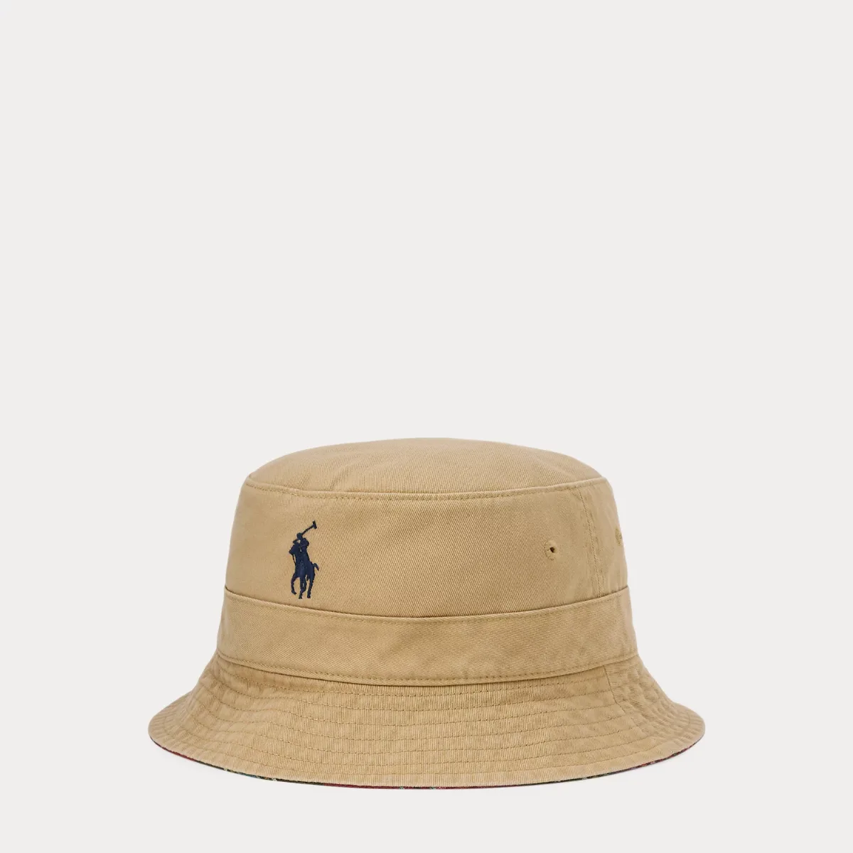 Reversible Twill-Oxford Bucket Hat by Ralph Lauren