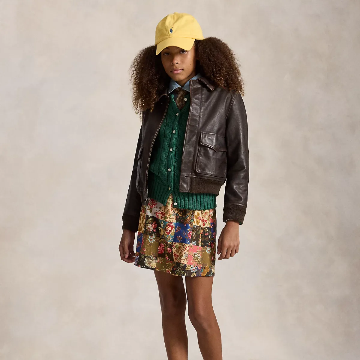 Faux-Wrap Cotton Poplin Skort by Ralph Lauren