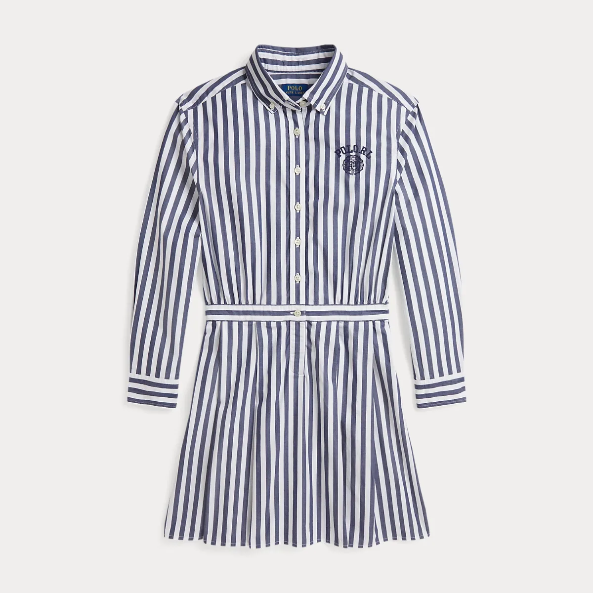Striped Cotton Poplin Shirtdress by Ralph Lauren