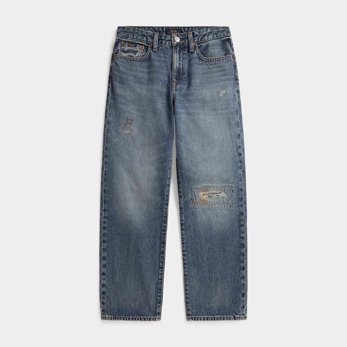 Lynwood Relaxed Fit Distressed Jean by Ralph Lauren