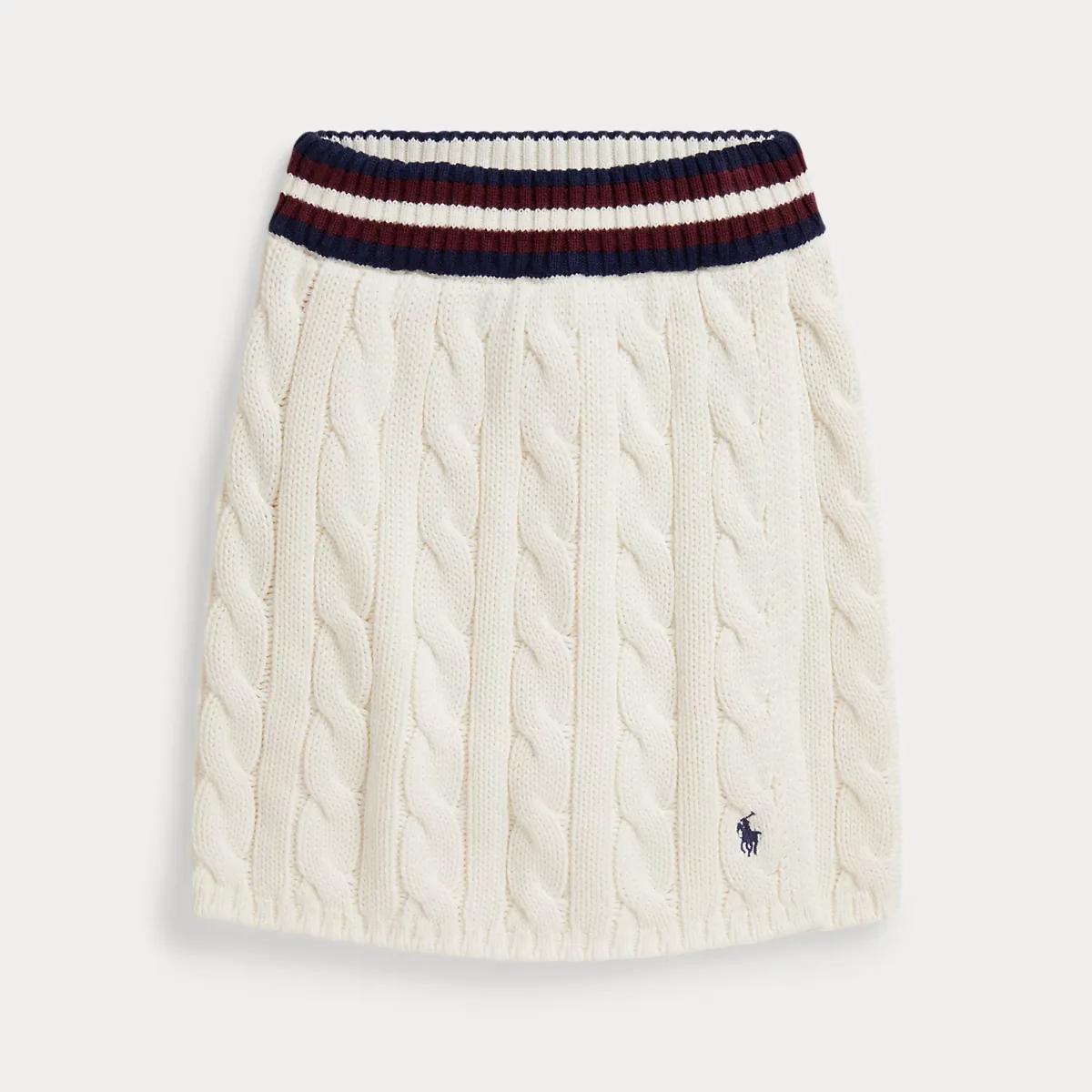 Cable-Knit Cotton Skirt by Ralph Lauren