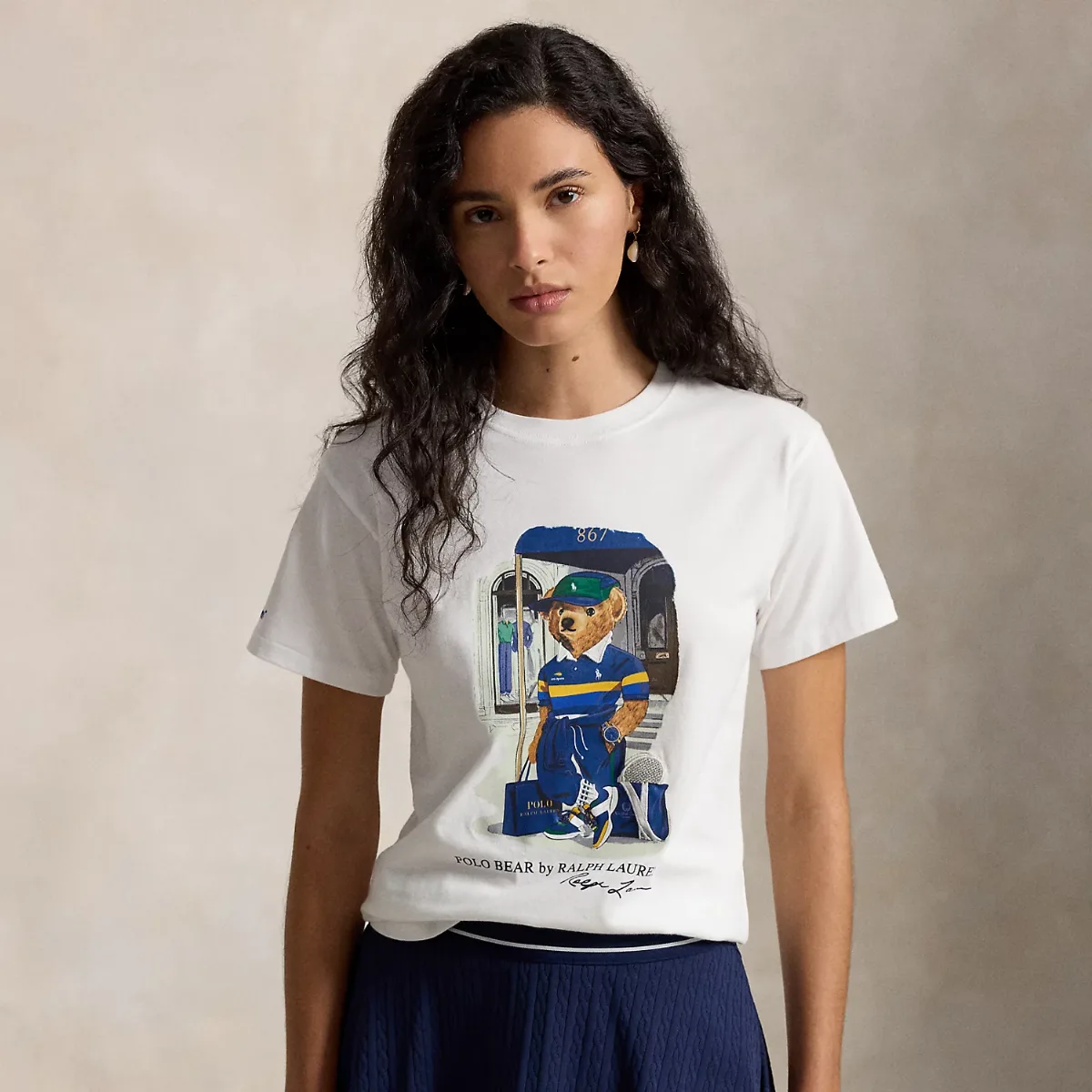 US Open Polo Bear Cotton Jersey Tee by Ralph Lauren