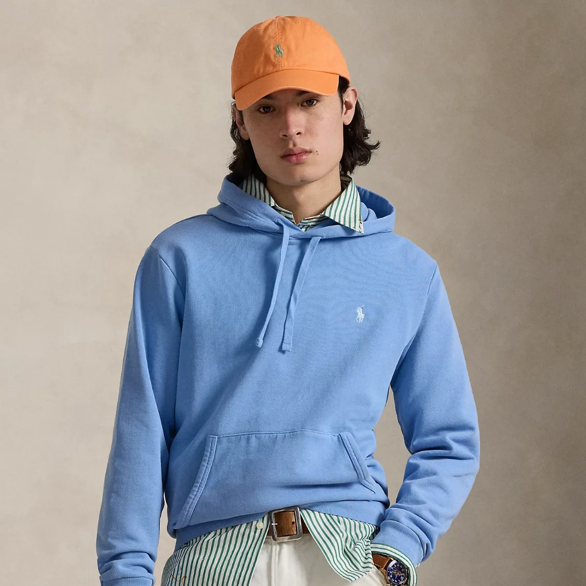 Loopback Fleece Hoodie by Ralph Lauren