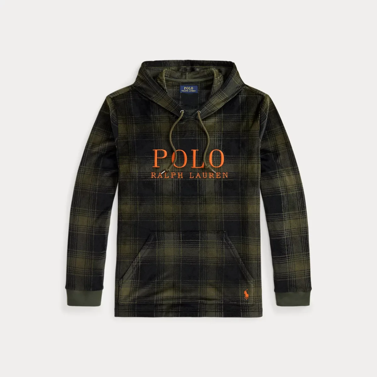 Plush Velour Sleep Hoodie by Ralph Lauren