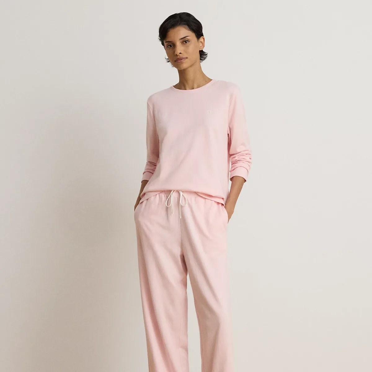 Cotton Herringbone Pajama Set by Ralph Lauren