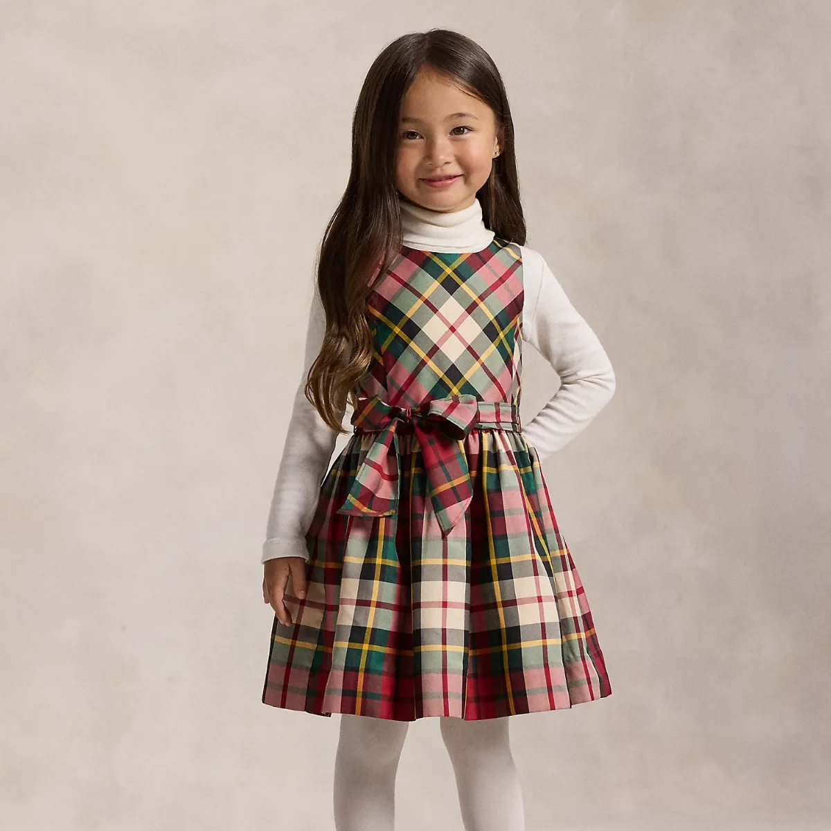 Plaid Taffeta Dress by Ralph Lauren