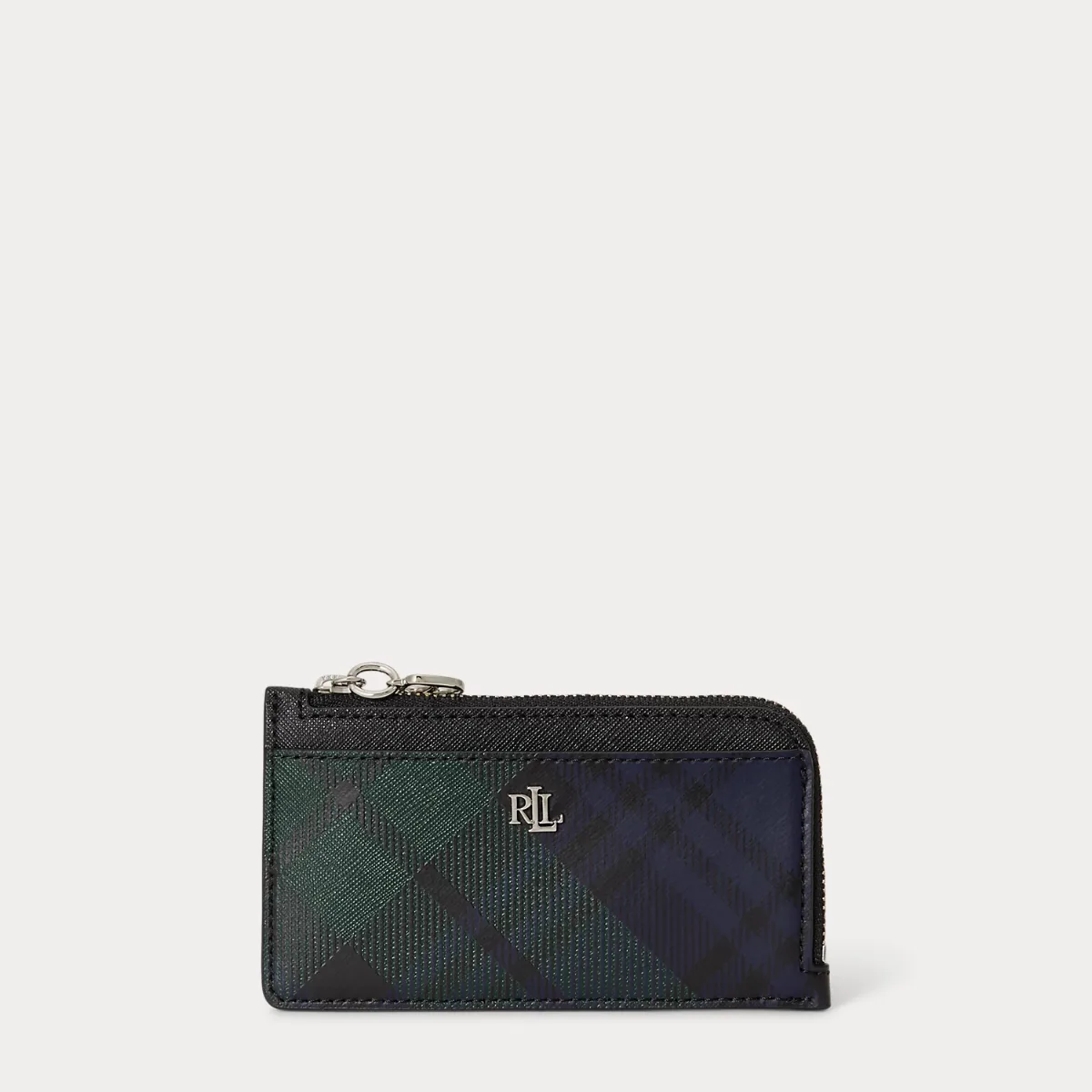 Leather L-Zip Card Case by Ralph Lauren
