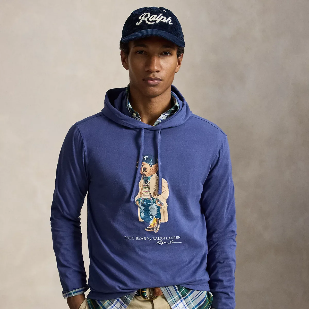 Polo Bear Jersey Hooded T-Shirt by Ralph Lauren