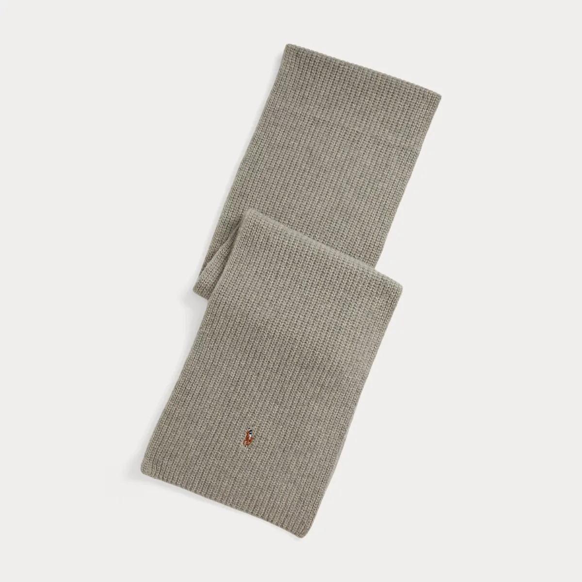 Rib-Knit Wool-Blend Scarf by Ralph Lauren