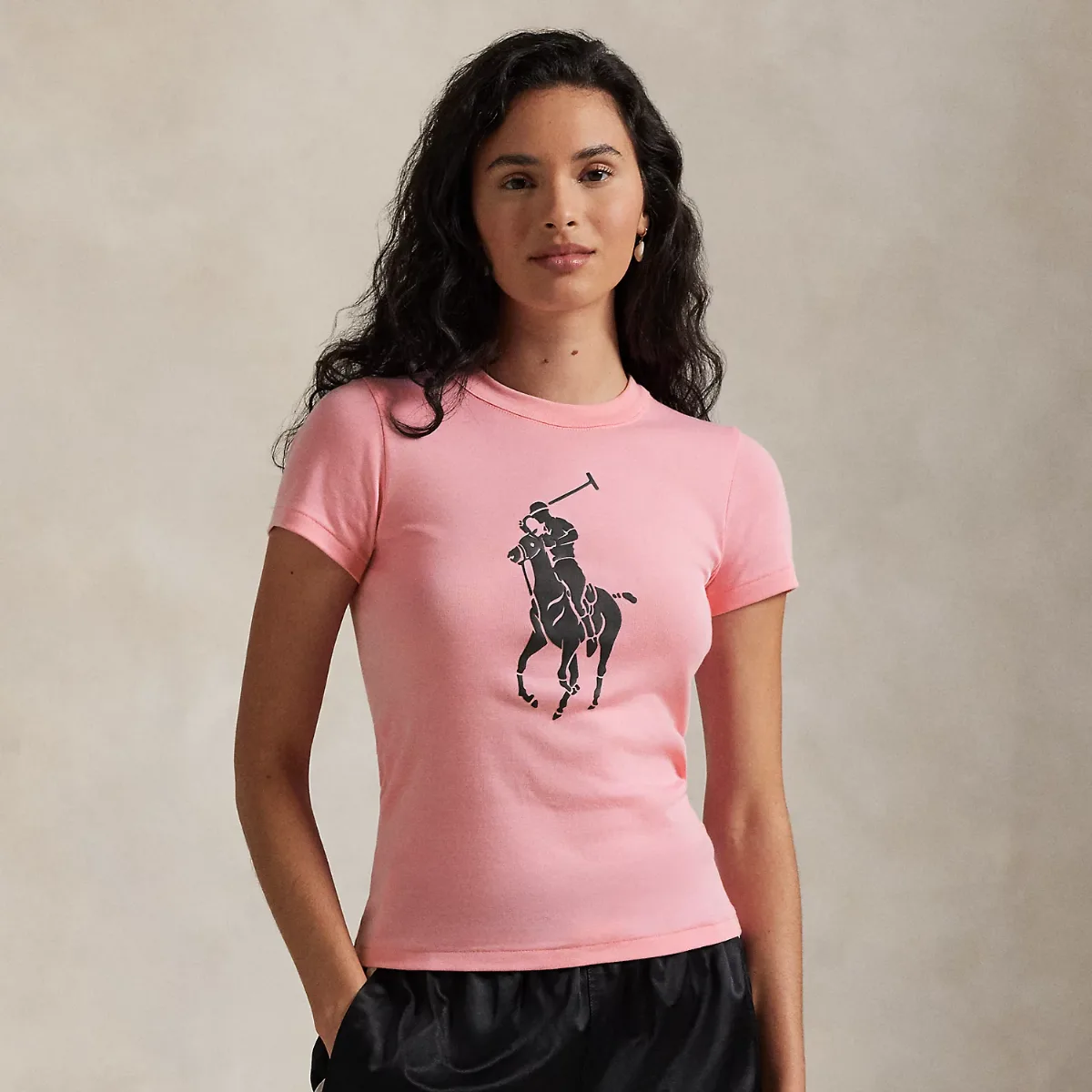 Pony Cotton Crewneck Tee by Ralph Lauren