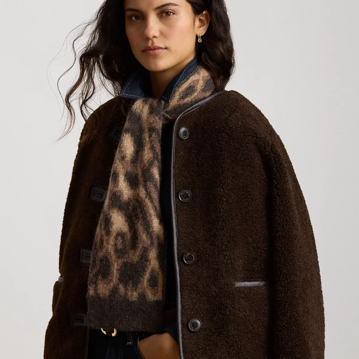 Ocelot-Motif Scarf by Ralph Lauren
