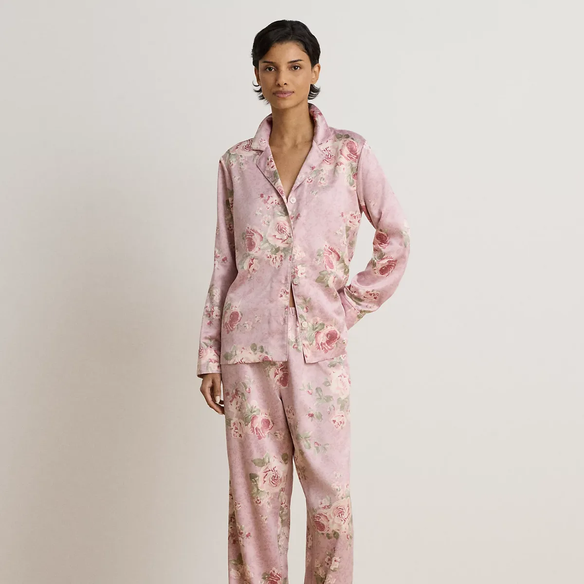 Floral Satin Sleep Set by Ralph Lauren