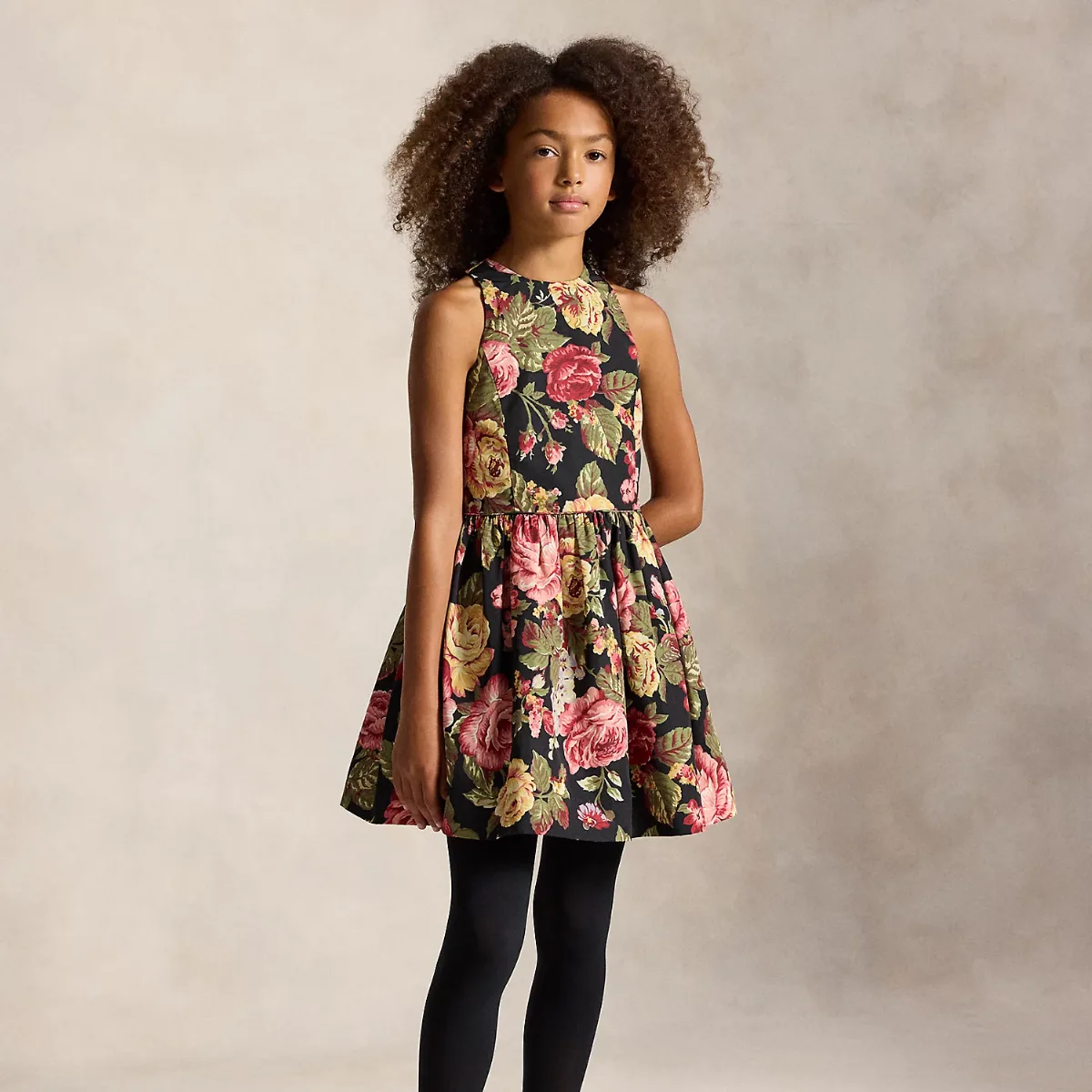 Sleeveless Floral Dress by Ralph Lauren