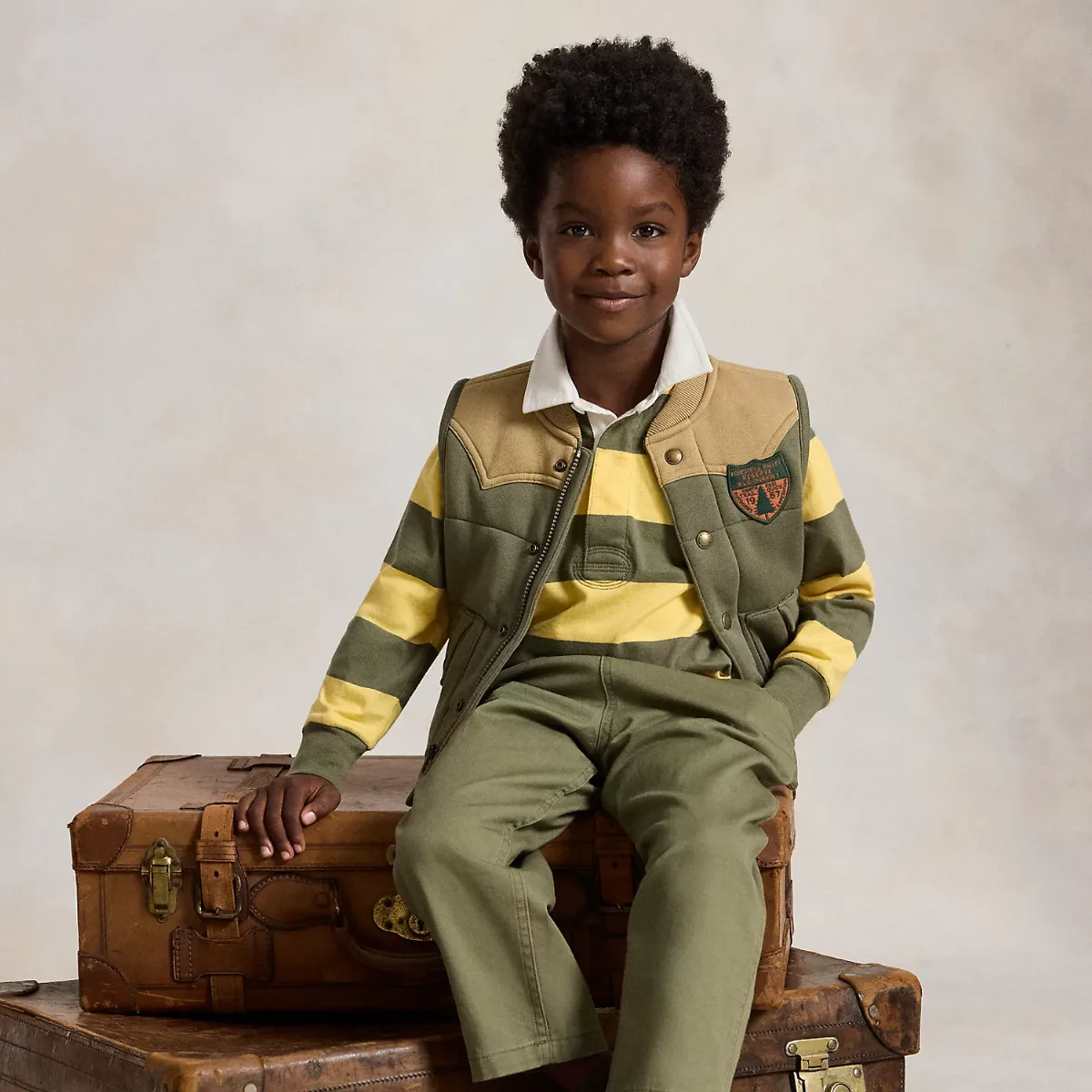 Western Fleece Vest by Ralph Lauren