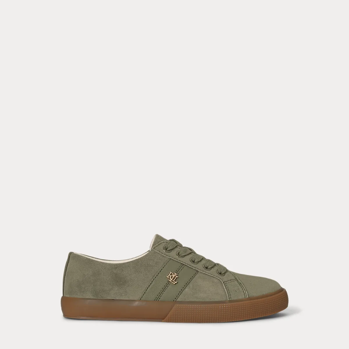 Janson II Suede & Nappa Leather Sneaker by Ralph Lauren