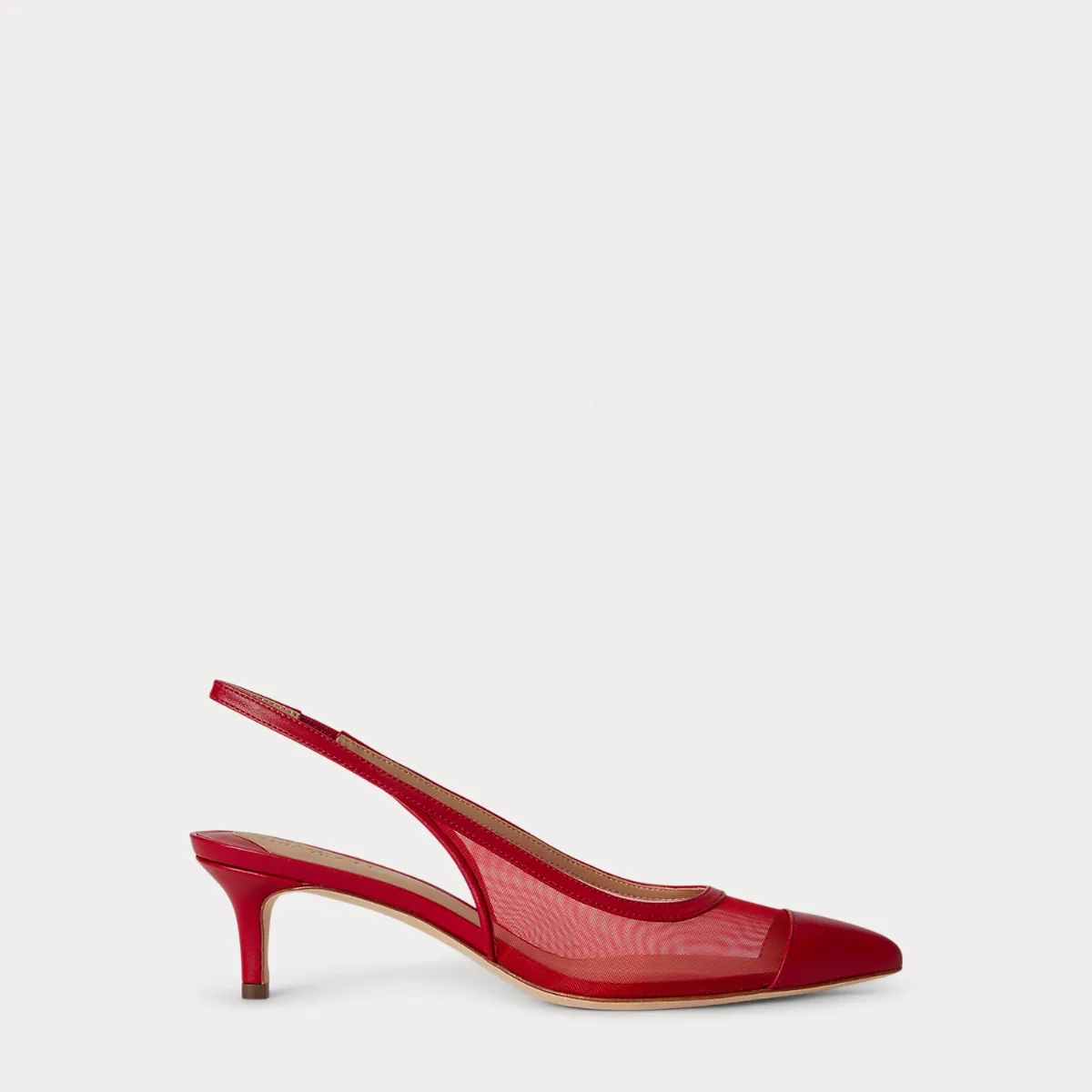 Lolah II Mesh & Nappa Slingback Pump by Ralph Lauren