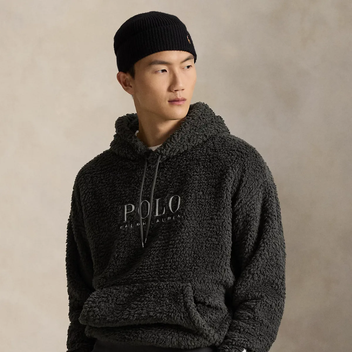 Logo Pile Fleece Hoodie by Ralph Lauren