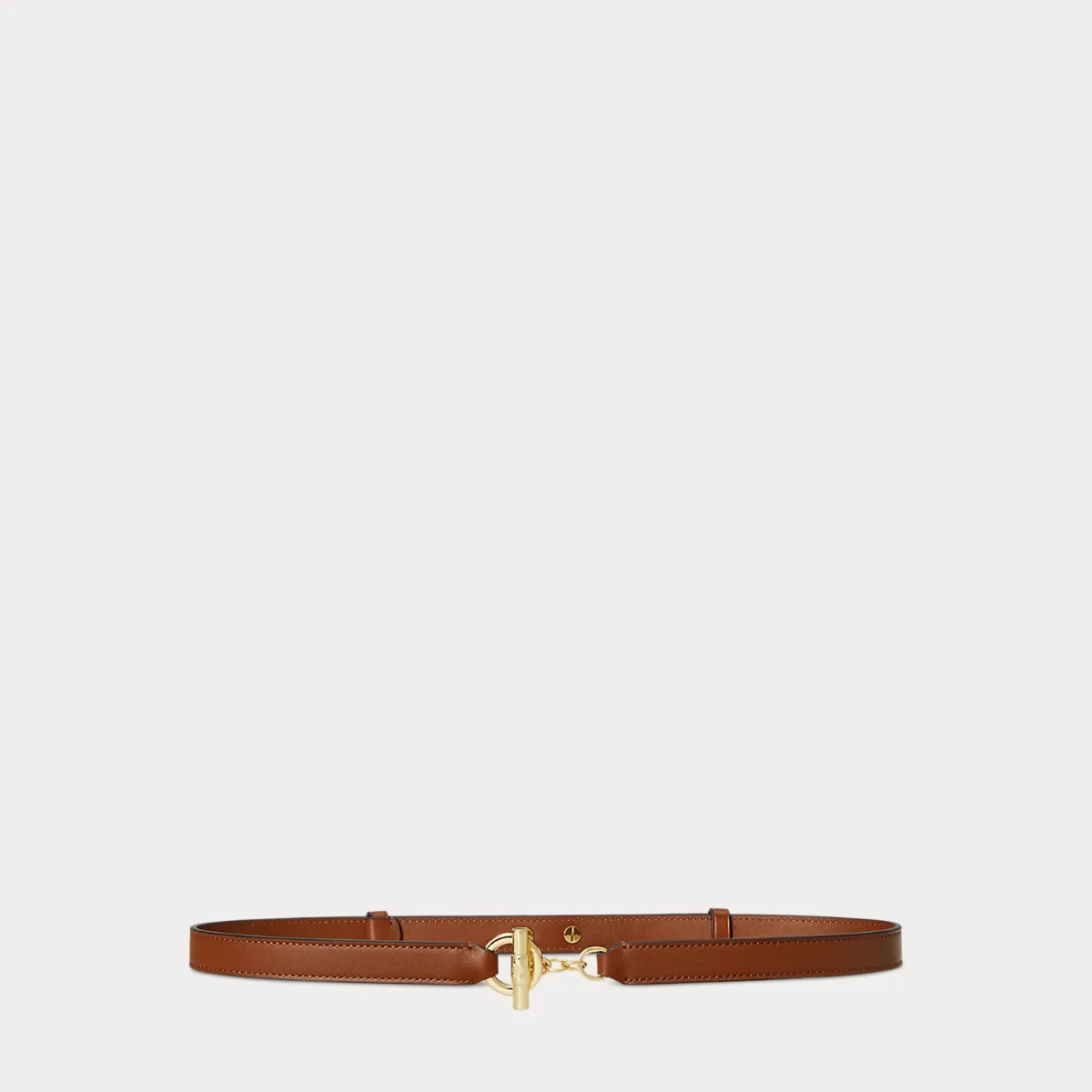 Leather Toggle Skinny Belt by Ralph Lauren