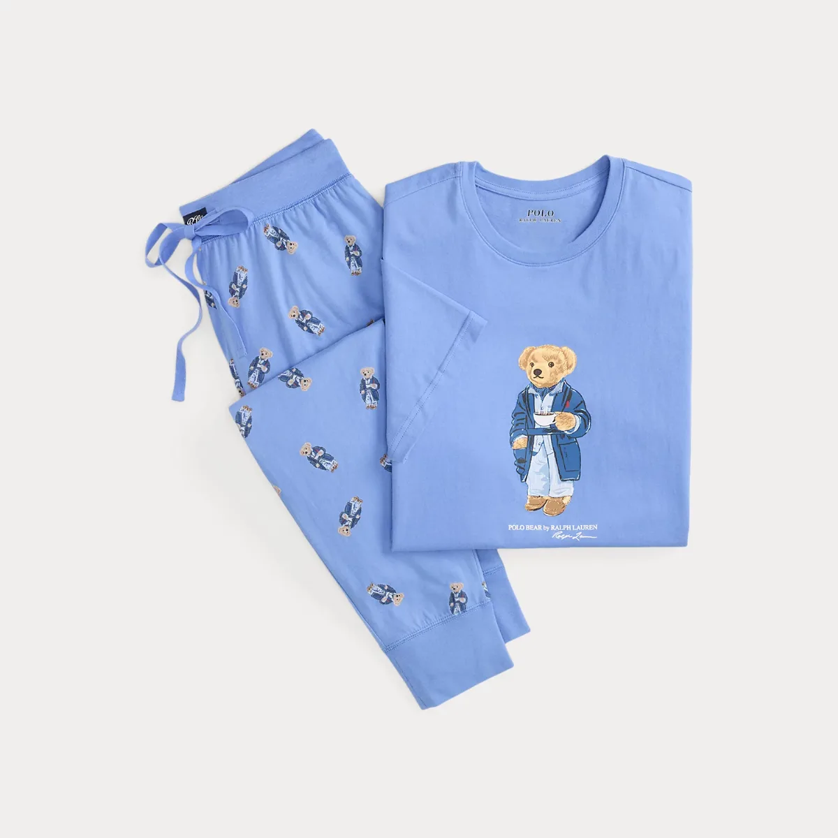 Polo Bear Cotton Jersey Sleep Set by Ralph Lauren