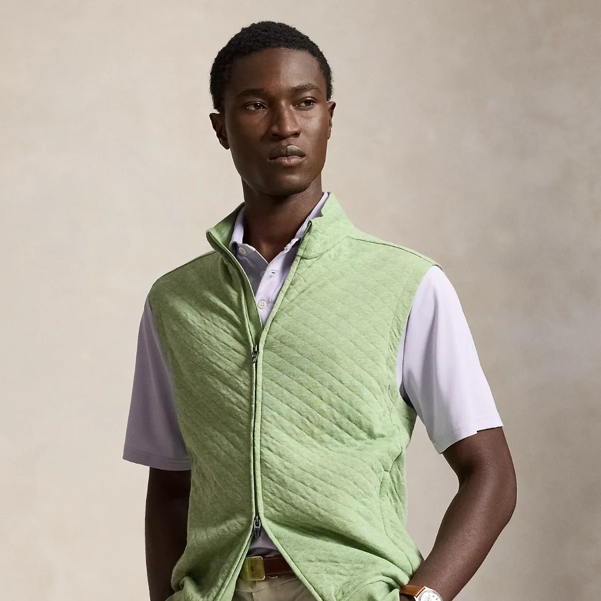 Quilted Double-Knit Vest by Ralph Lauren