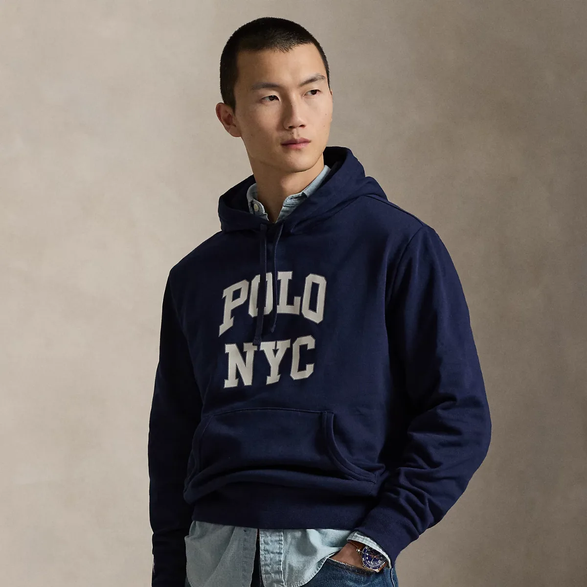Fleece Graphic Hoodie by Ralph Lauren