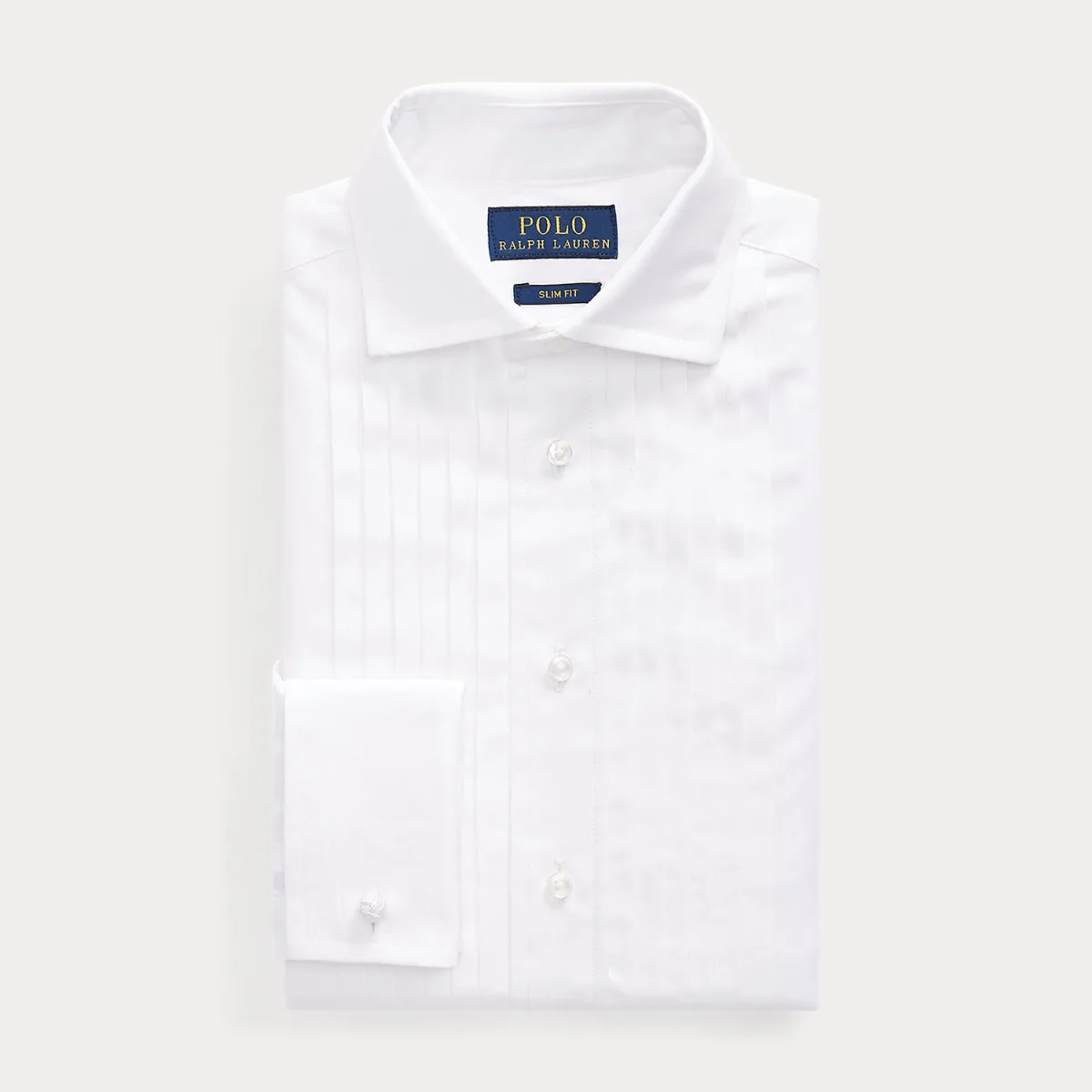 Slim Fit Cotton Poplin Tuxedo Shirt by Ralph Lauren