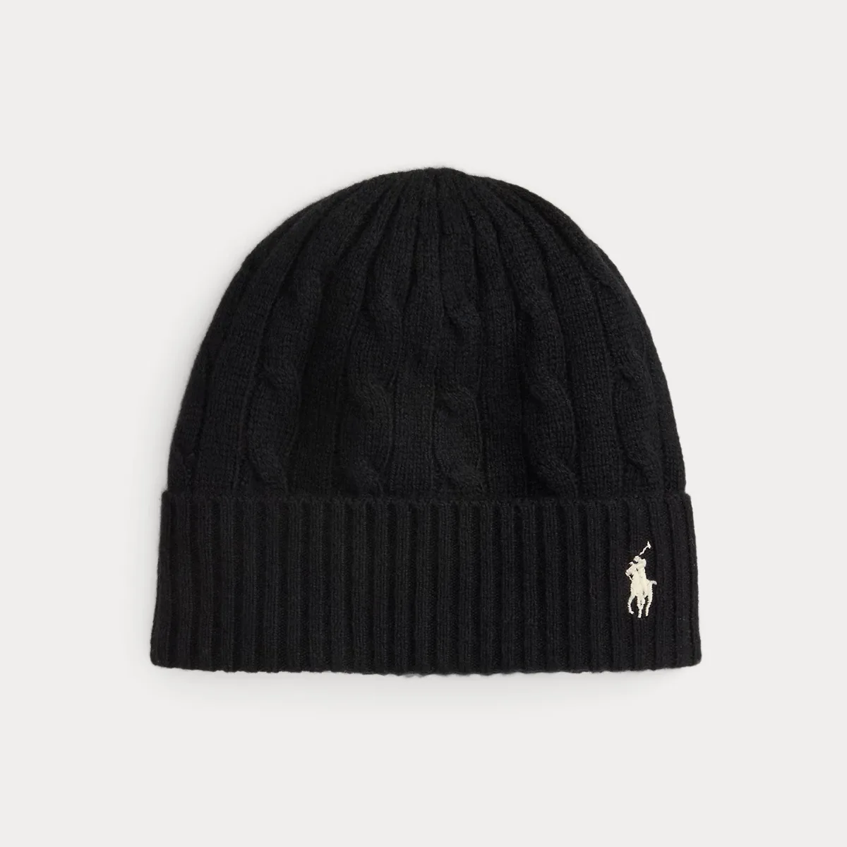 Cable-Knit Wool-Cashmere Beanie by Ralph Lauren