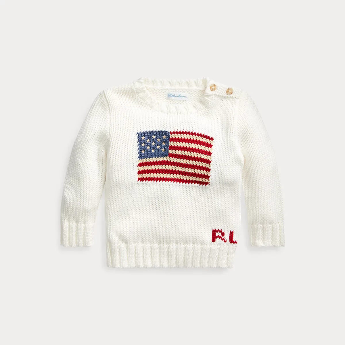 The Iconic Flag Sweater by Ralph Lauren