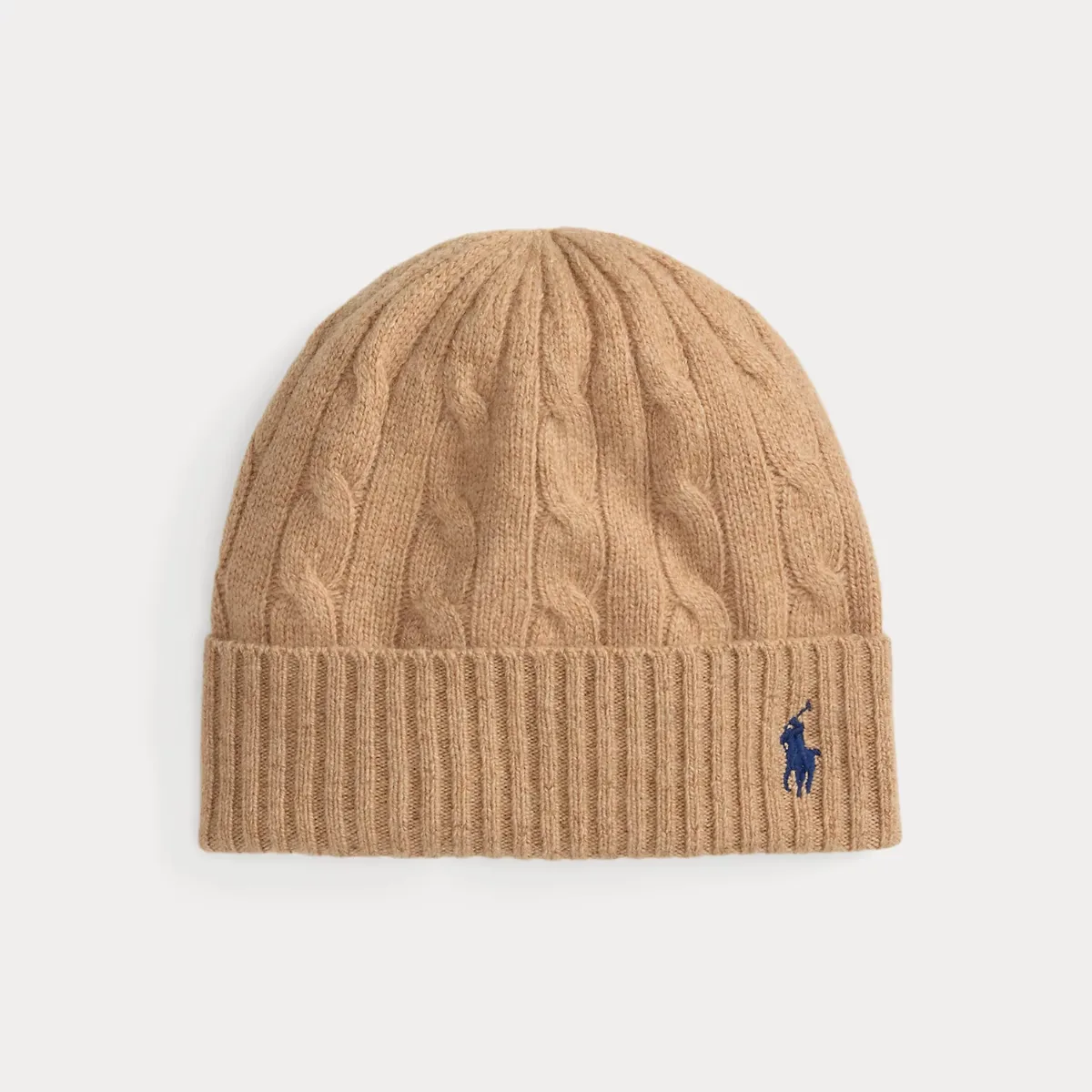 Cable-Knit Wool-Cashmere Beanie by Ralph Lauren