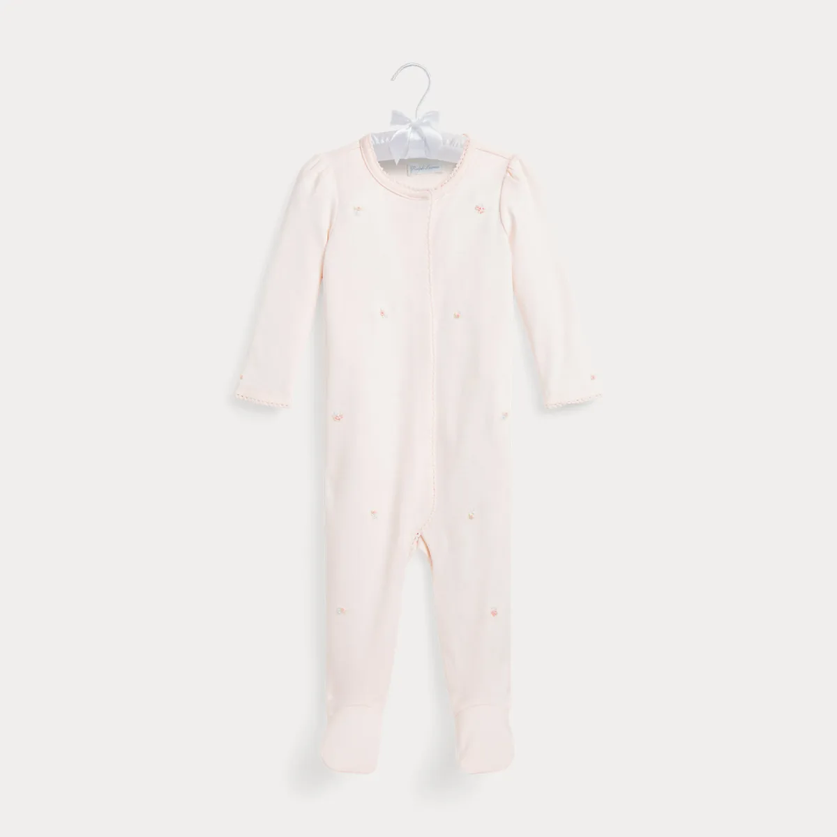 Floral Organic Cotton Interlock Coverall by Ralph Lauren