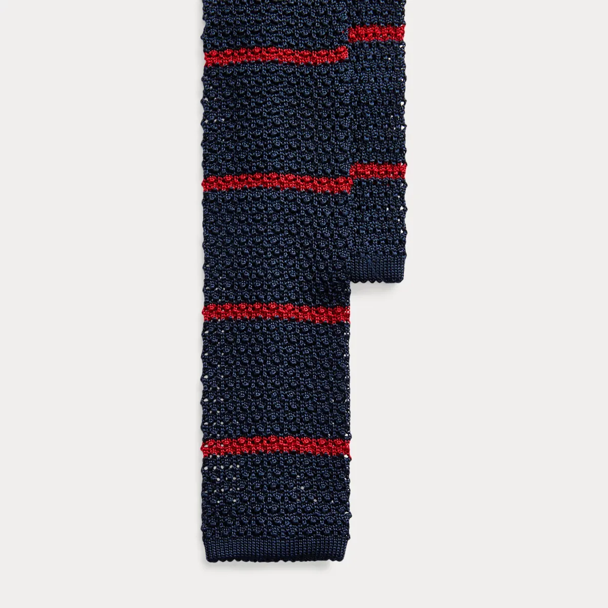 Striped Knit Silk Tie by Ralph Lauren