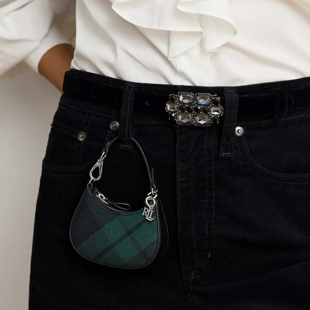 Plaid Twill Marcy Charm by Ralph Lauren