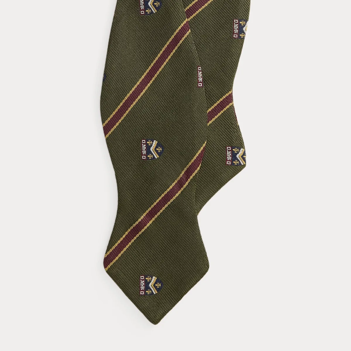 Striped Silk Club Bow Tie by Ralph Lauren