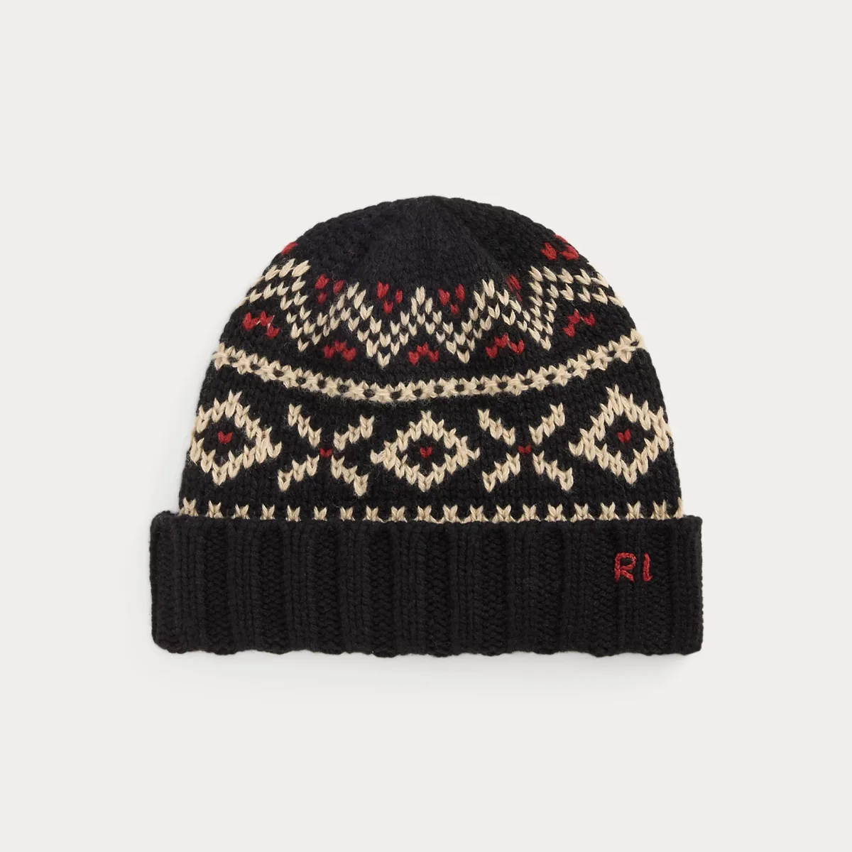 Patterned Wool-Blend Beanie by Ralph Lauren