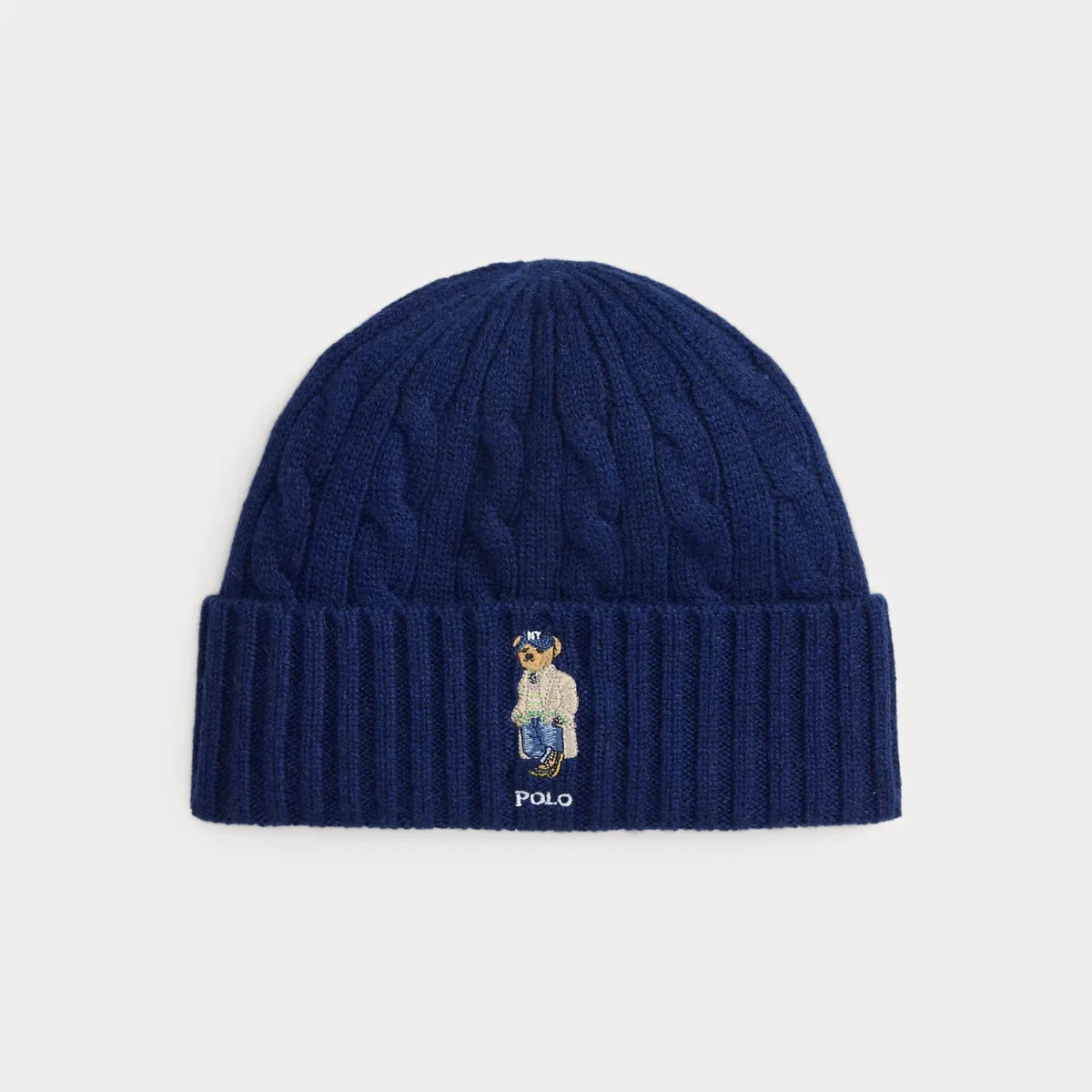 Polo Bear Wool-Cashmere Beanie by Ralph Lauren